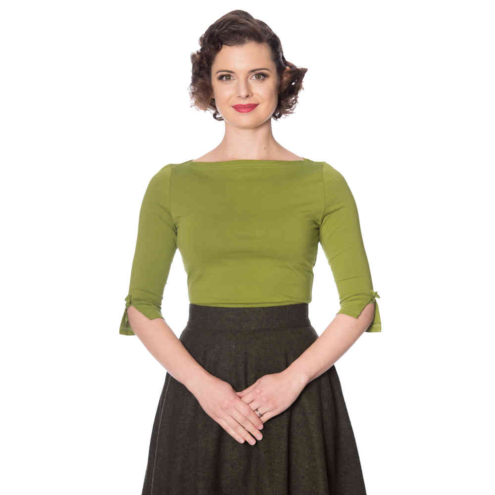 Dancing Days - OONAGH BASIC Longsleeve top - Groen